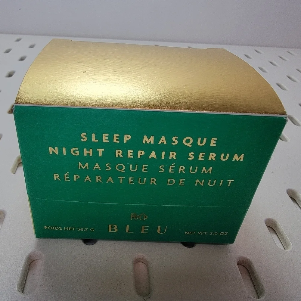 R+CO Bleu Sleep Masque Night Repair Serum‎ Vegan Overnight Hair Treatment 2 OZ